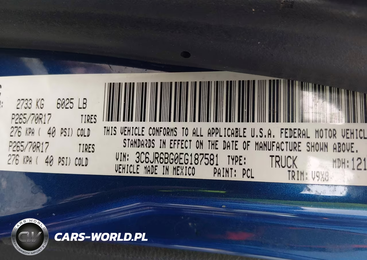 2014 Ram 1500 Slt VIN:3C6JR6BG0EG187581 - 9