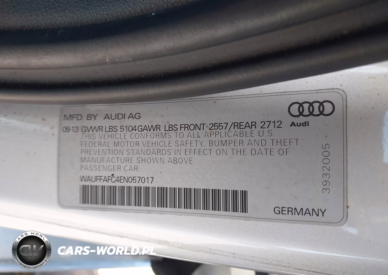 2014 Audi A6 2.0T Premium VIN:WAUFFAFC4EN057017 - 9