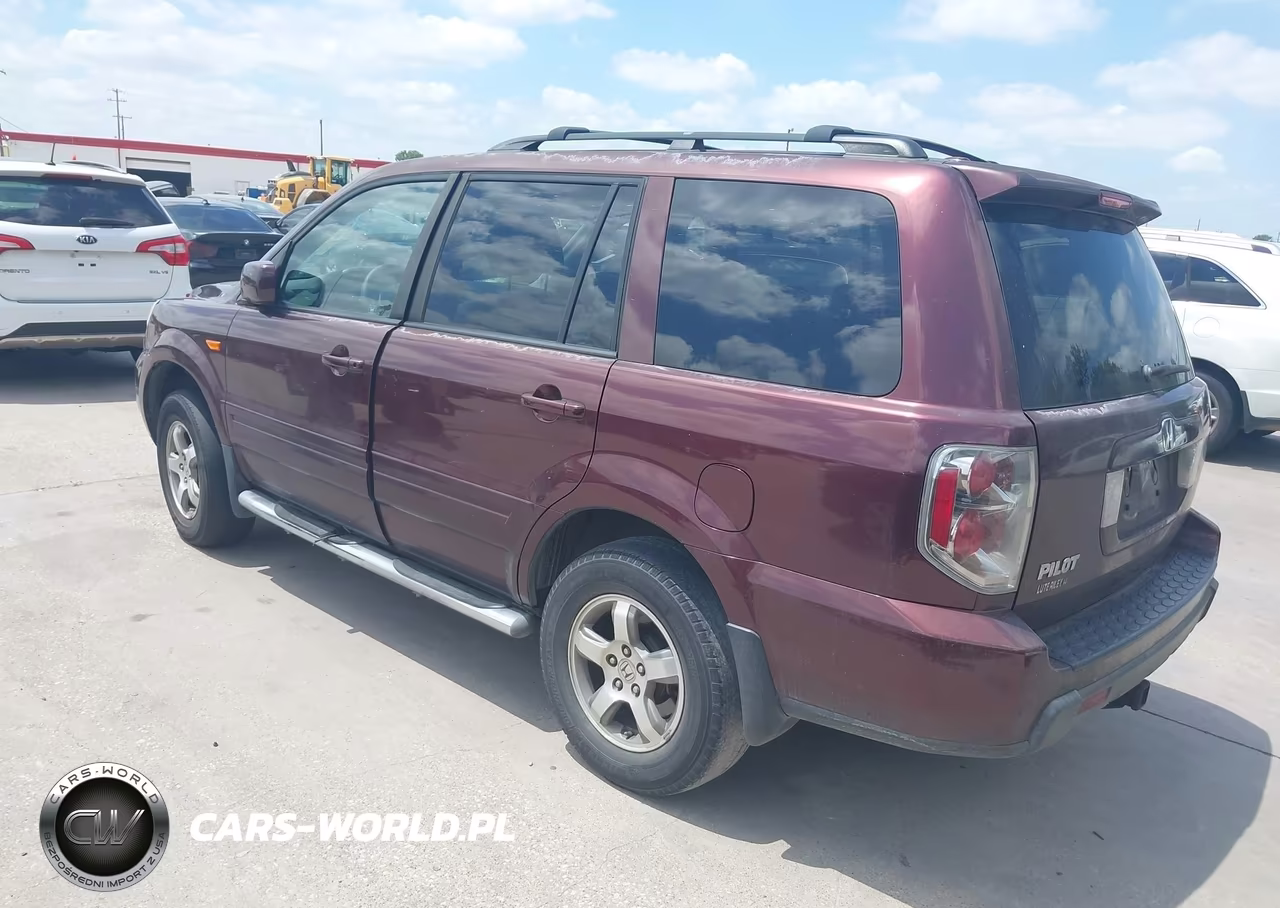 2008 Honda Pilot Ex-L VIN:5FNYF28658B005701 - 3