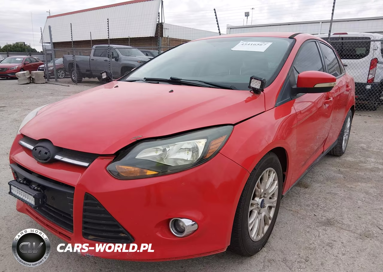 2012 Ford Focus Se VIN:1FAHP3F24CL204267 - 2