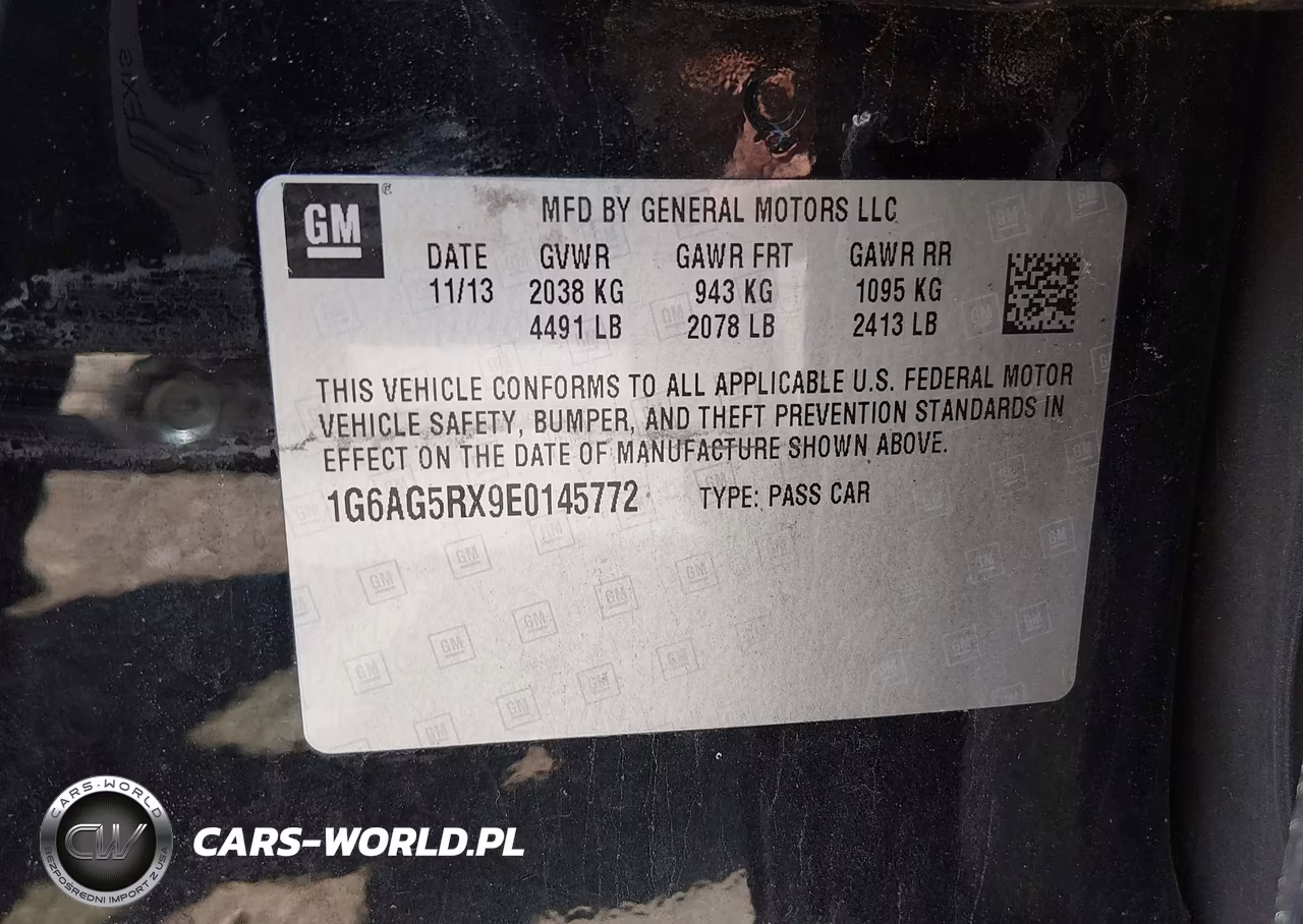 2014 Cadillac Ats Standard VIN:1G6AG5RX9E0145772 - 9