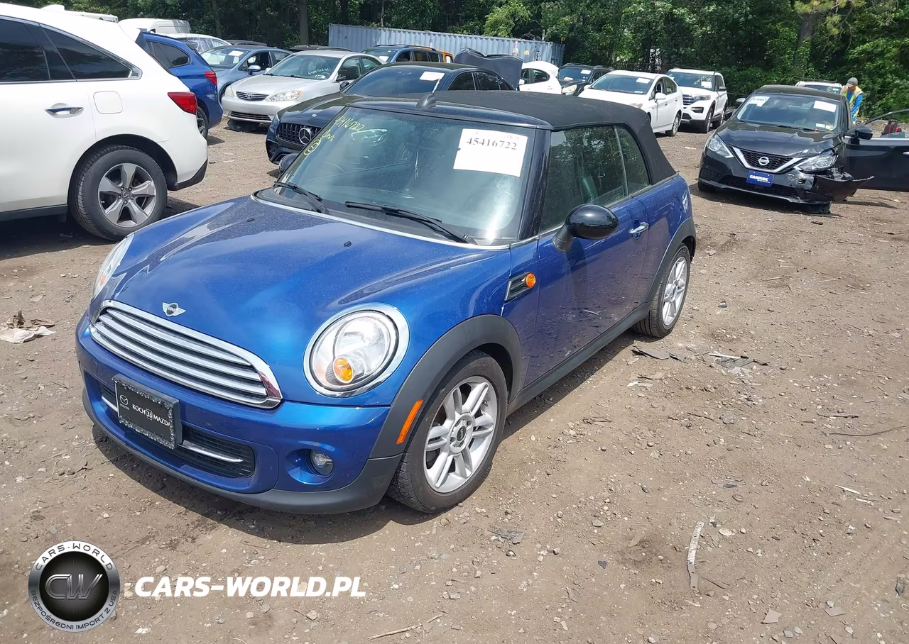 2013 Mini Convertible Cooper VIN:WMWZN3C51DT135572 - 2