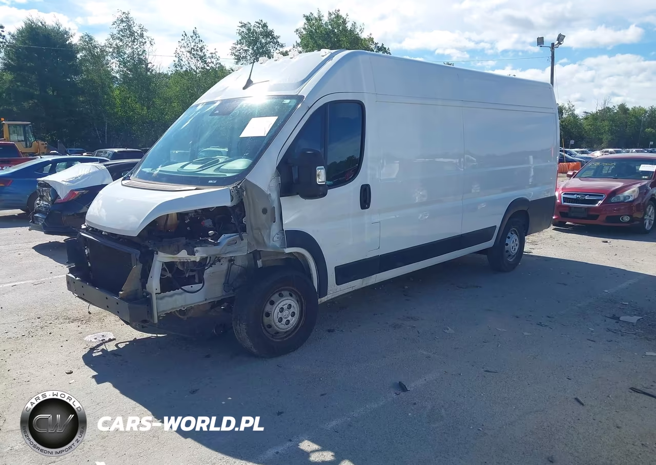 2023 Ram Promaster 3500 Cargo Van High Roof 159 Wb Ext VIN:3C6MRVJGXPE526242 - 2