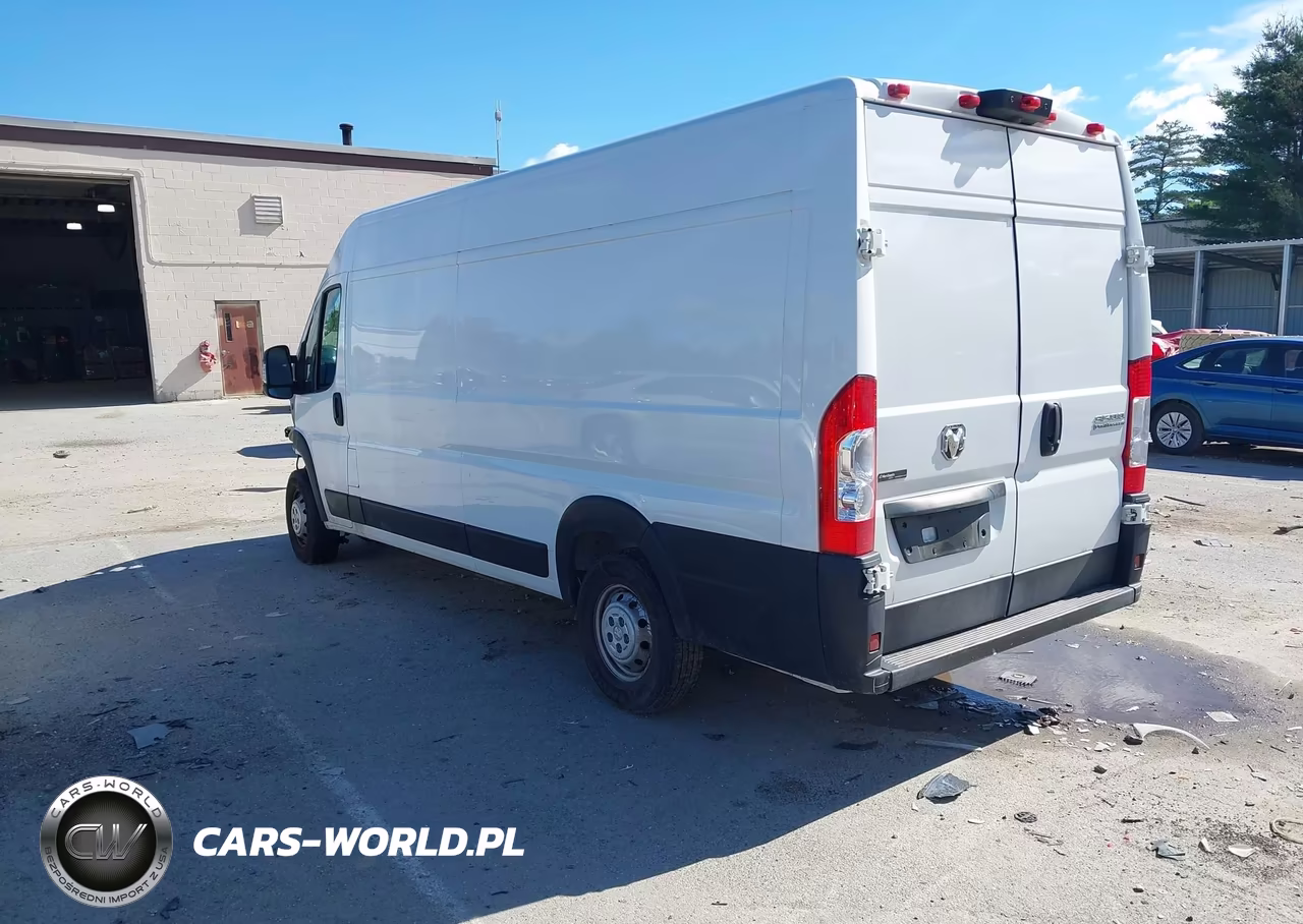 2023 Ram Promaster 3500 Cargo Van High Roof 159 Wb Ext VIN:3C6MRVJGXPE526242 - 3