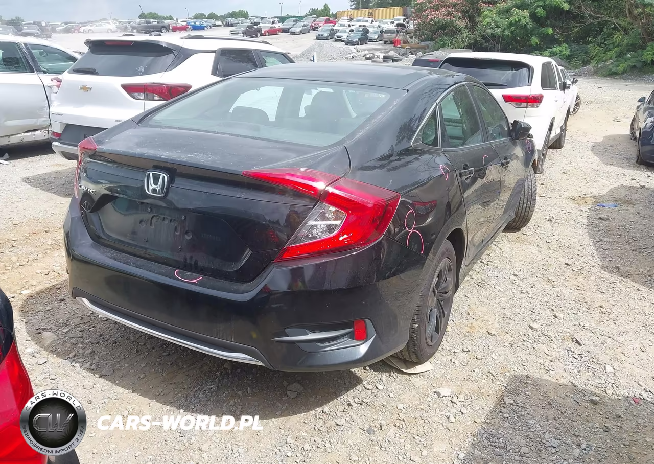 2020 Honda Civic Lx VIN:2HGFC2F6XLH511404 - 4