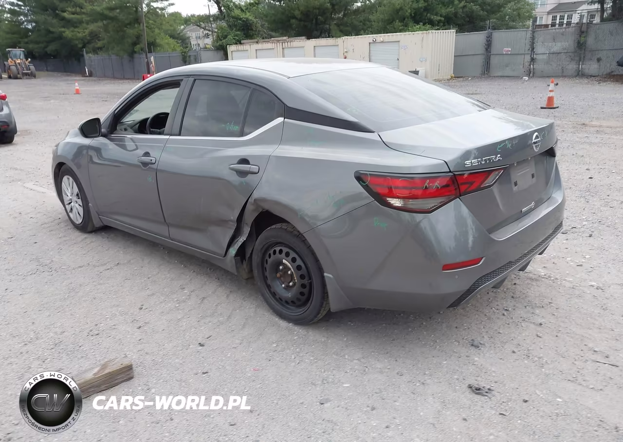 2020 Nissan Sentra S Xtronic Cvt VIN:3N1AB8BV7LY302274 - 3