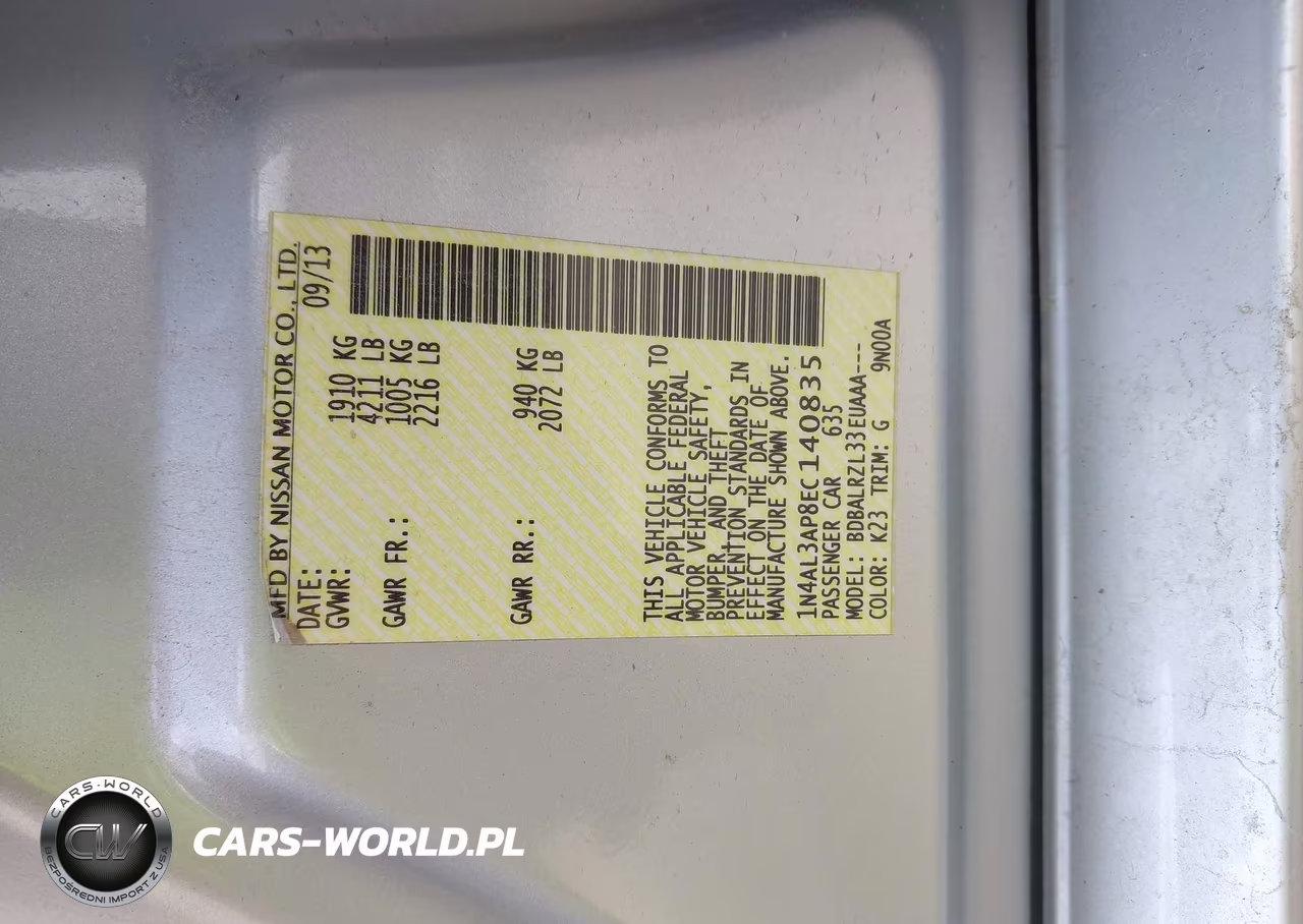 2014 Nissan Altima 2.5 S VIN:1N4AL3AP8EC140835 - 9