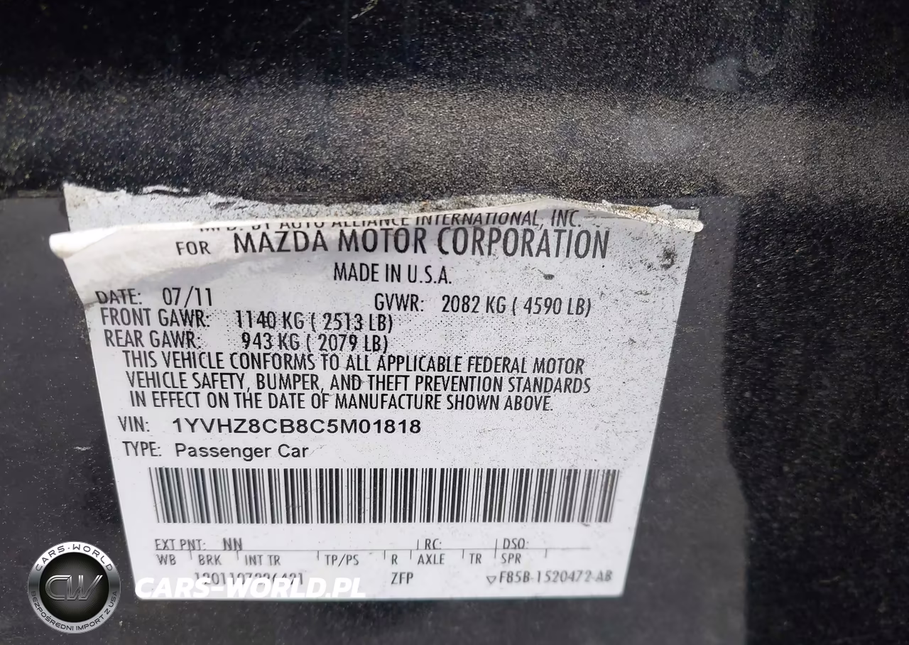 2012 Mazda Mazda6 S Grand Touring VIN:1YVHZ8CB8C5M01818 - 9