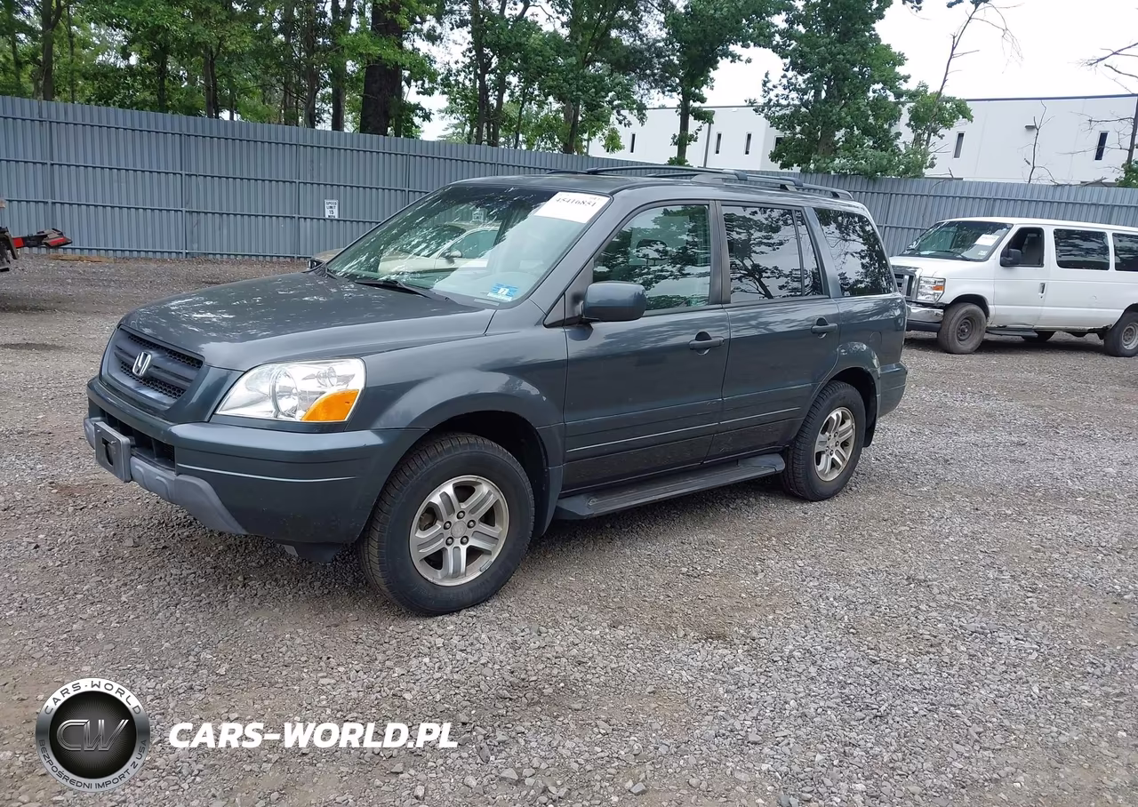 2005 Honda Pilot Ex-L VIN:2HKYF18625H532277 - 2