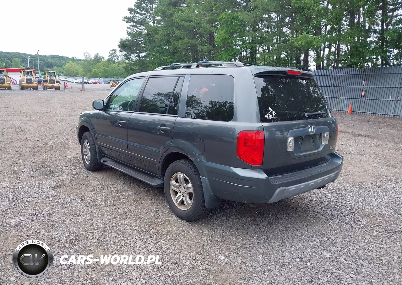 2005 Honda Pilot Ex-L VIN:2HKYF18625H532277 - 3