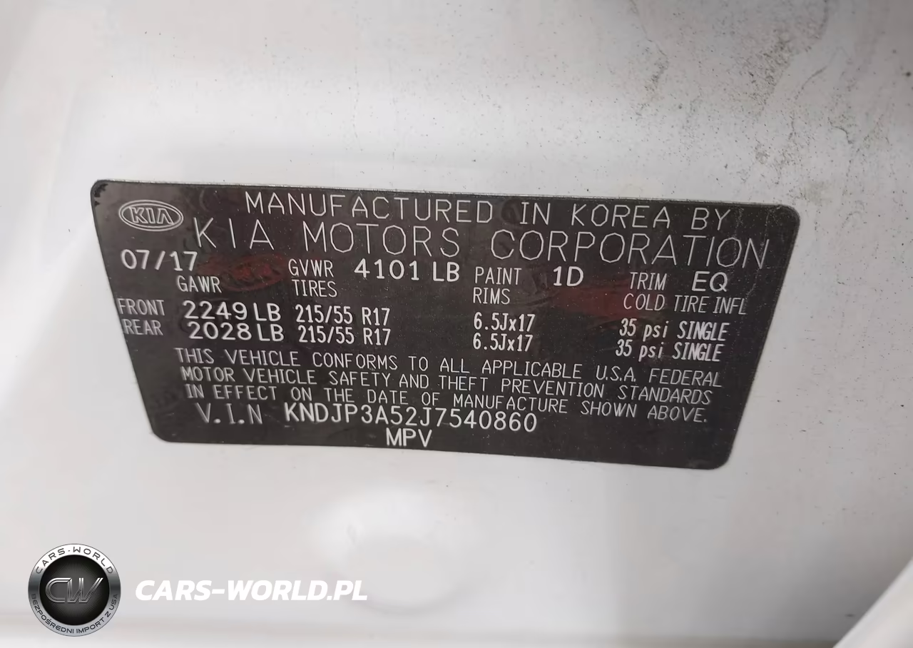 2018 Kia Soul + VIN:KNDJP3A52J7540860 - 9