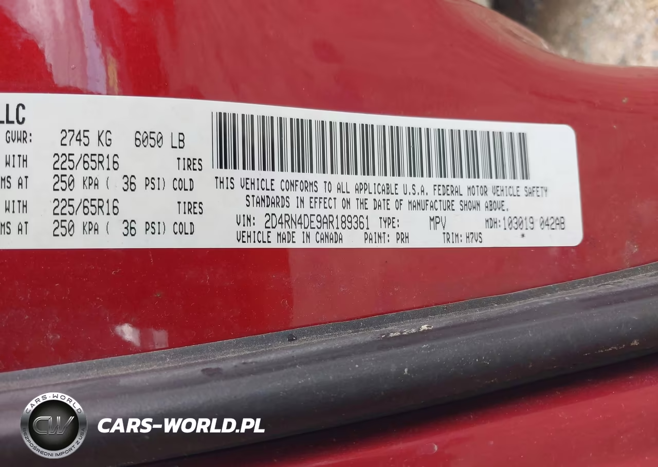 2010 Dodge Grand Caravan Se VIN:2D4RN4DE9AR189361 - 9