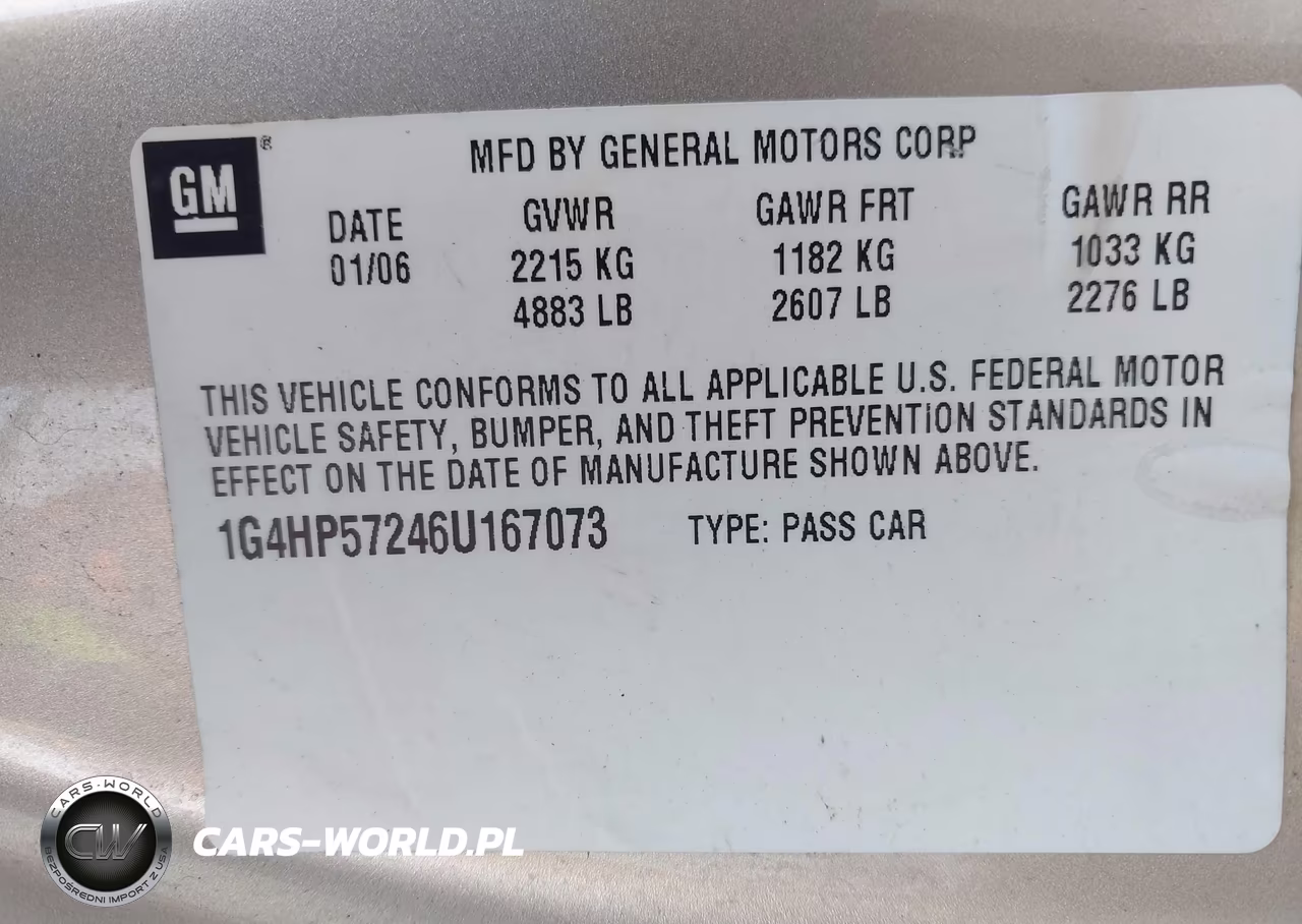 2006 Buick Lucerne Cx VIN:1G4HP57246U167073 - 9