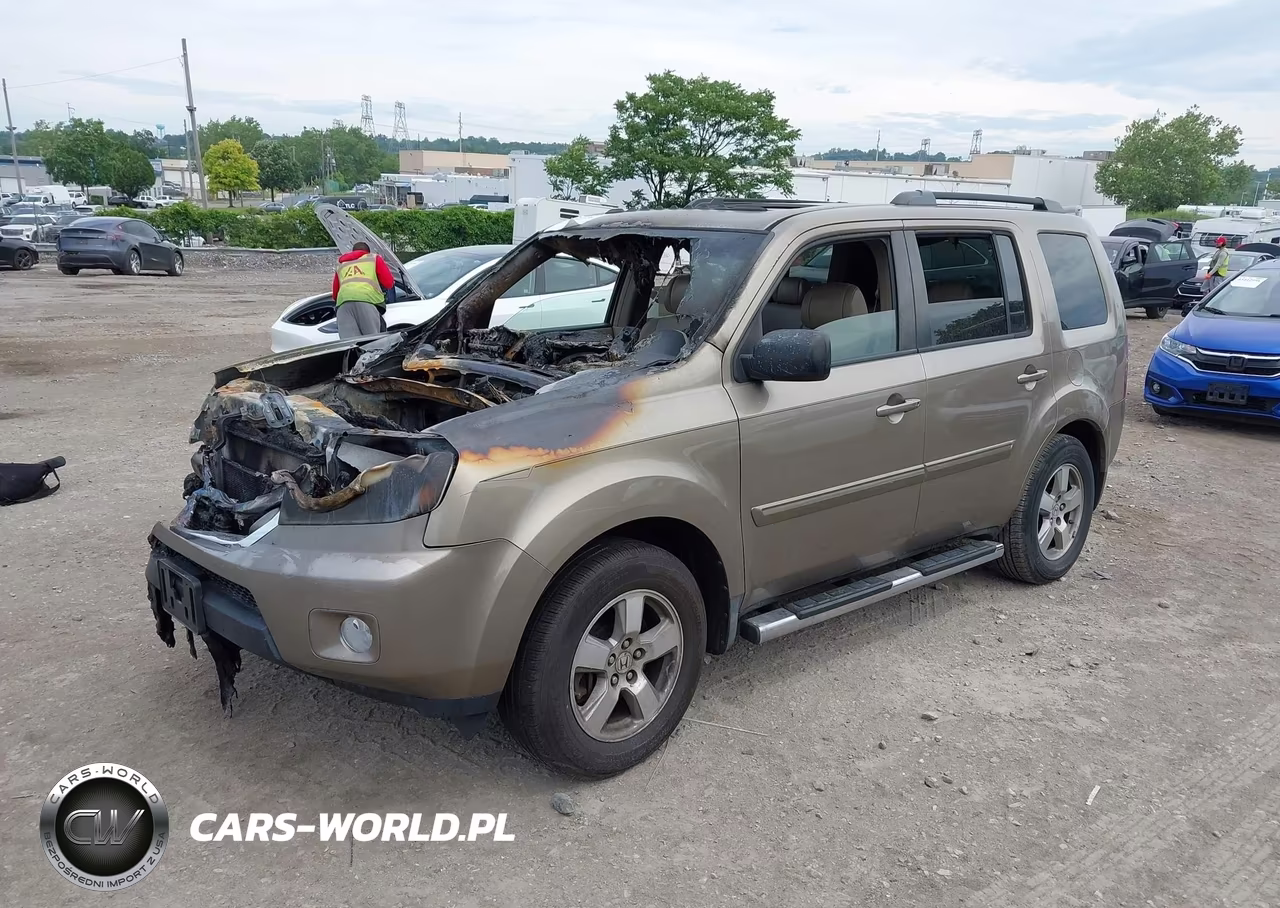 2009 Honda Pilot Ex-L VIN:5FNYF48639B054800 - 2