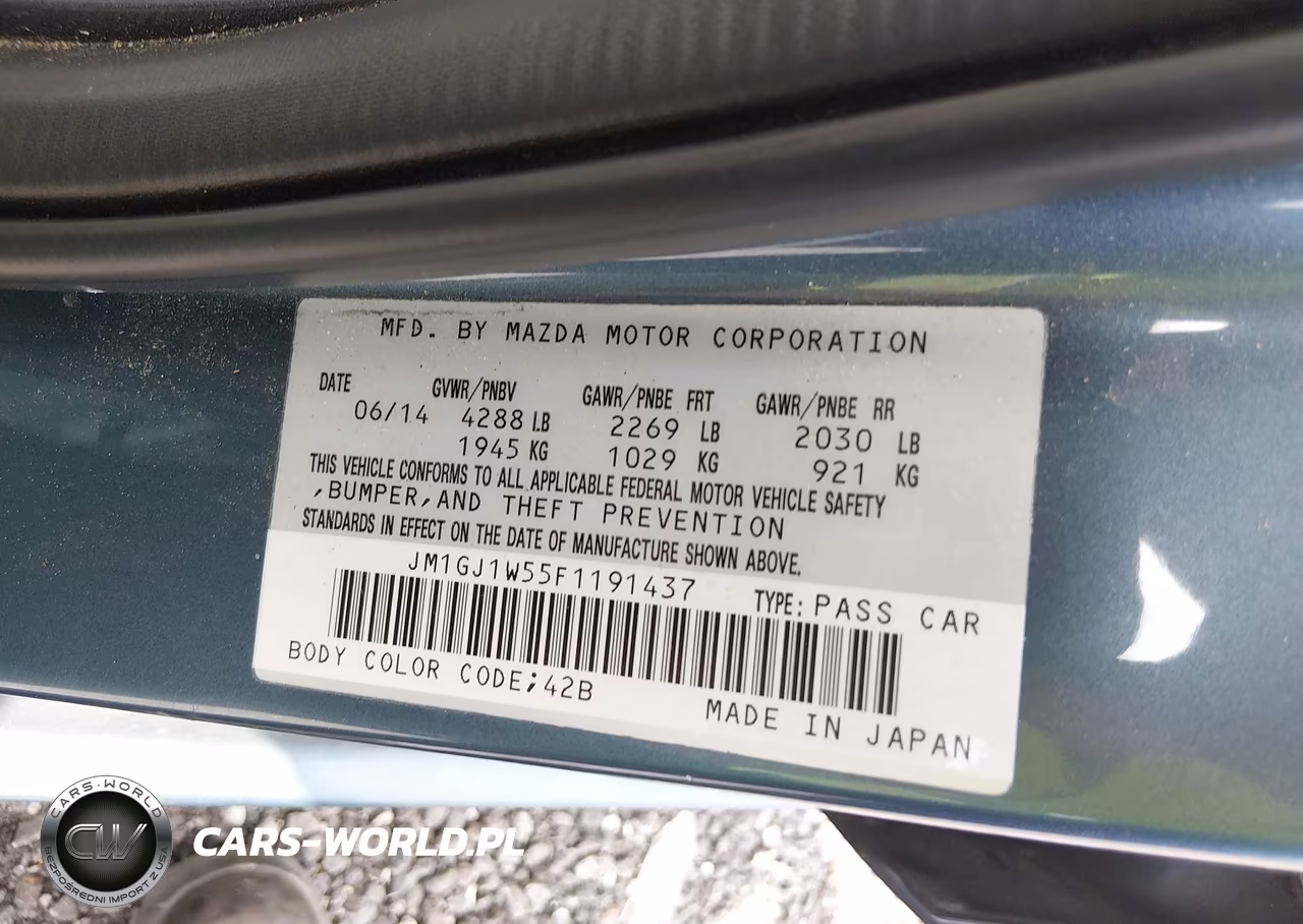 2015 Mazda Mazda6 I Grand Touring VIN:JM1GJ1W55F1191437 - 9