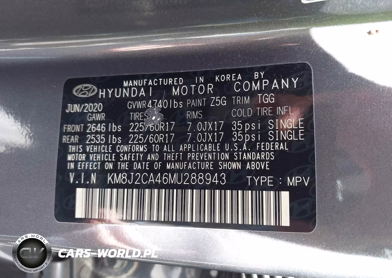 2021 Hyundai Tucson Se VIN:KM8J2CA46MU288943 - 9