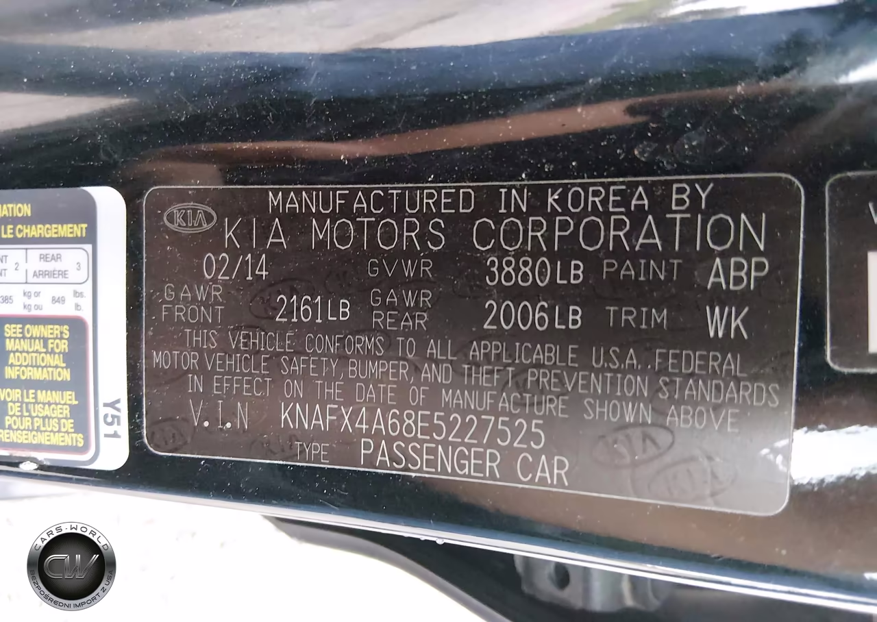 2014 Kia Forte Lx VIN:KNAFX4A68E5227525 - 9
