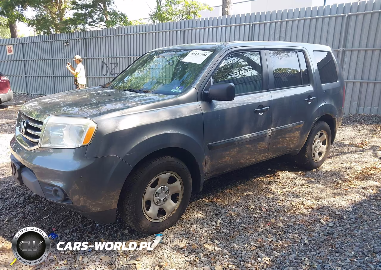 2013 Honda Pilot Lx VIN:5FNYF4H28DB062199 - 2