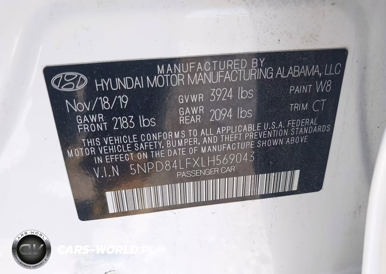 2020 Hyundai Elantra Sel VIN:5NPD84LFXLH569043 - 9