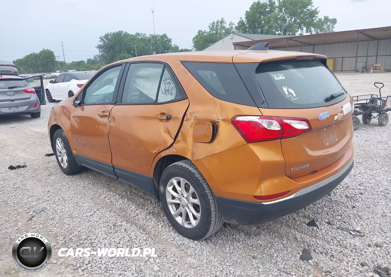 2018 Chevrolet Equinox Ls VIN:2GNAXHEV8J6123158 - 3