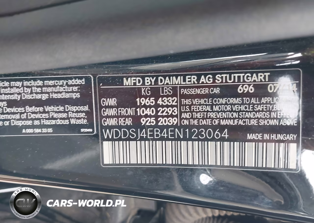 2014 Mercedes-Benz Cla 250 VIN:WDDSJ4EB4EN123064 - 9