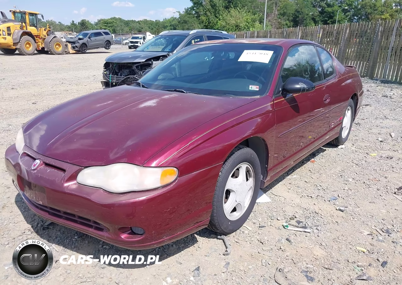 2001 Chevrolet Monte Carlo Ss VIN:2G1WX15K519352836 - 2
