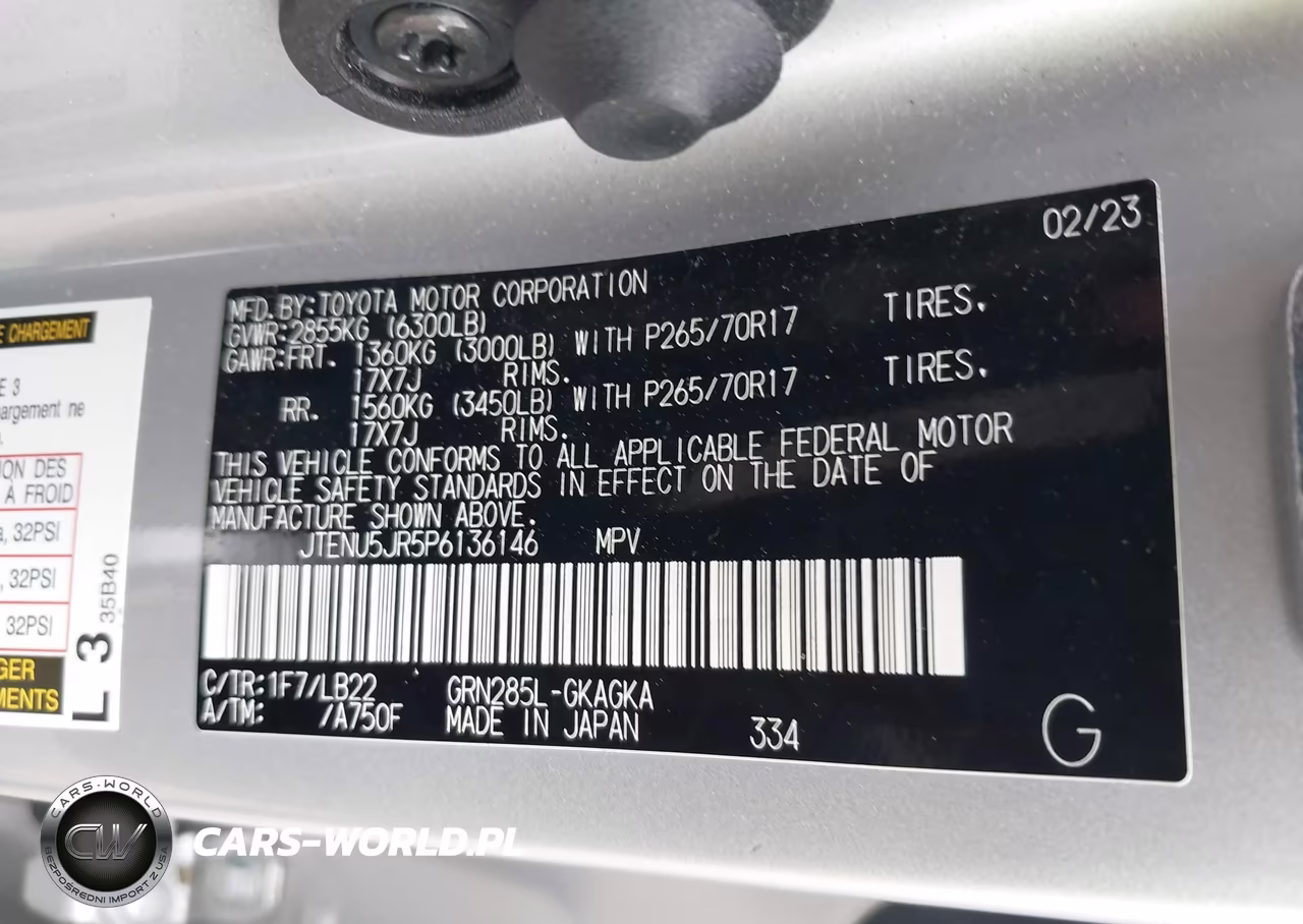 2023 Toyota 4Runner Sr5 Premium VIN:JTENU5JR5P6136146 - 9