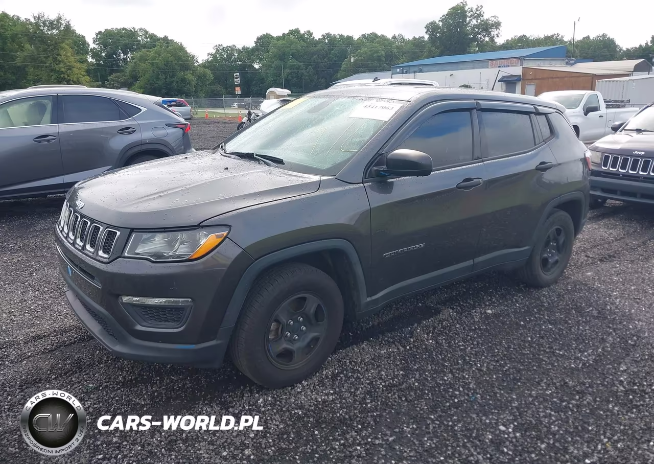 2020 Jeep Compass Sport Fwd VIN:3C4NJCAB7LT121328 - 2