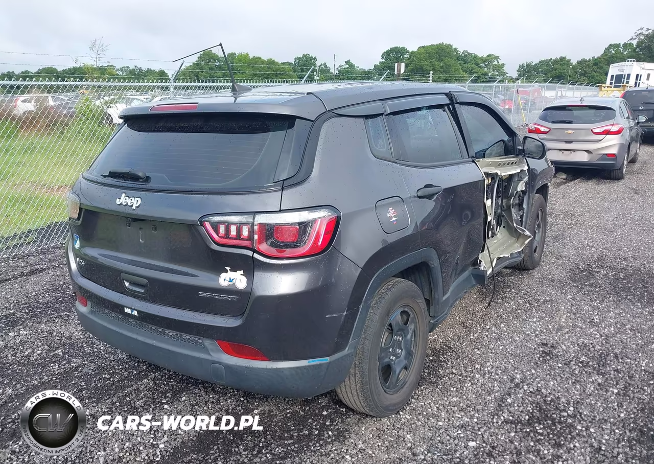 2020 Jeep Compass Sport Fwd VIN:3C4NJCAB7LT121328 - 4