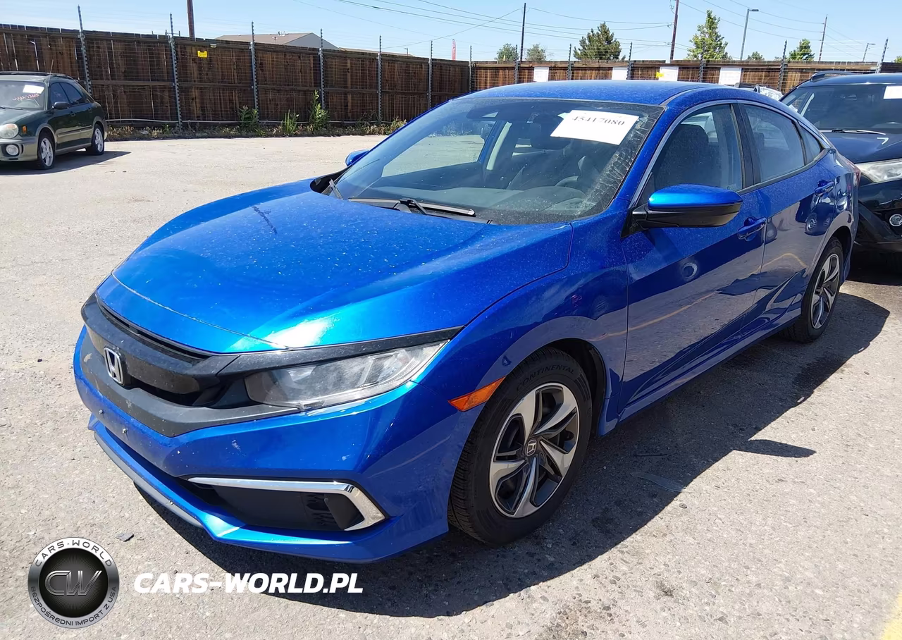 2019 Honda Civic Lx VIN:19XFC2F65KE018268 - 2