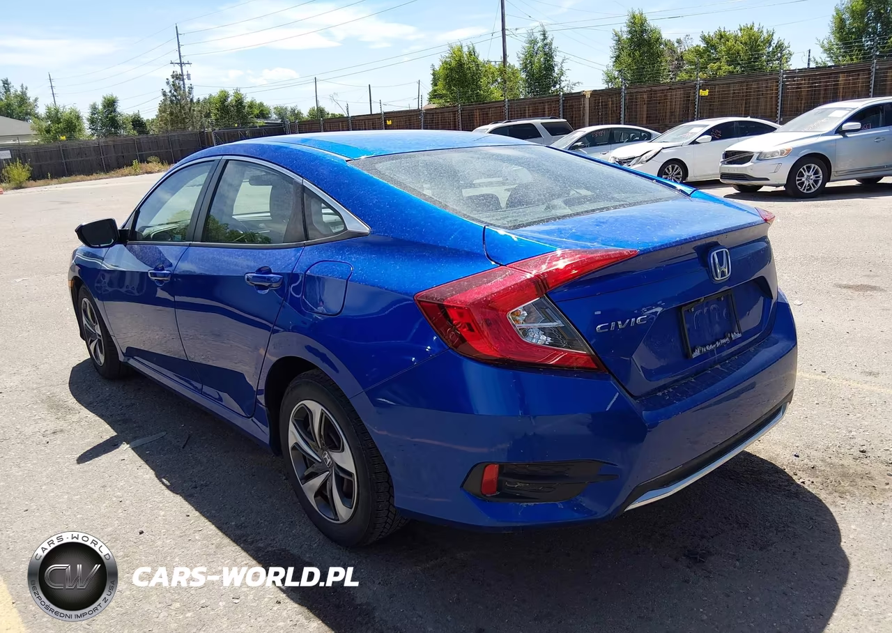 2019 Honda Civic Lx VIN:19XFC2F65KE018268 - 3