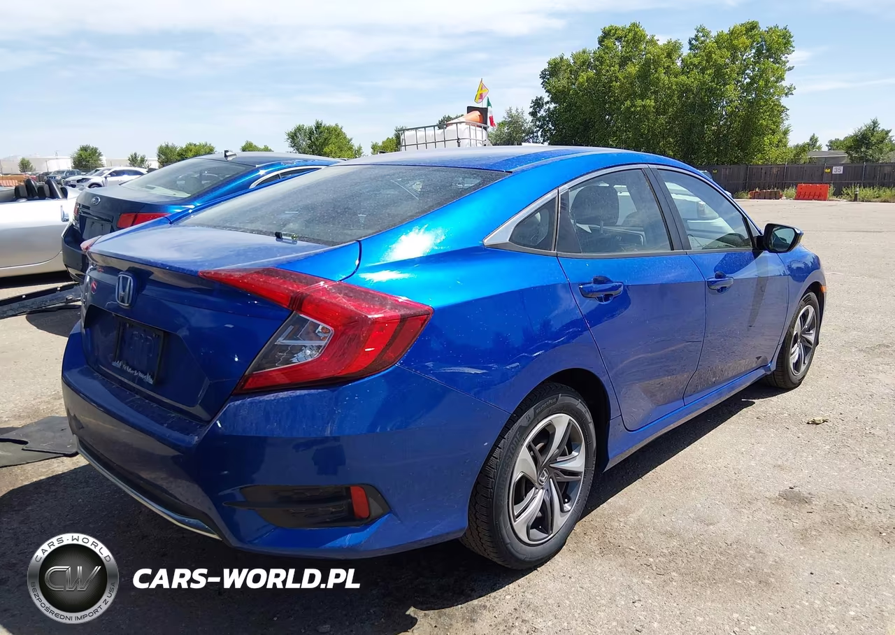 2019 Honda Civic Lx VIN:19XFC2F65KE018268 - 4