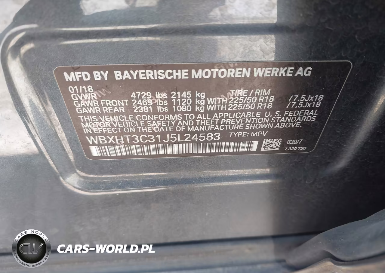 2018 BMW X1 xDrive28I VIN:WBXHT3C31J5L24583 - 9