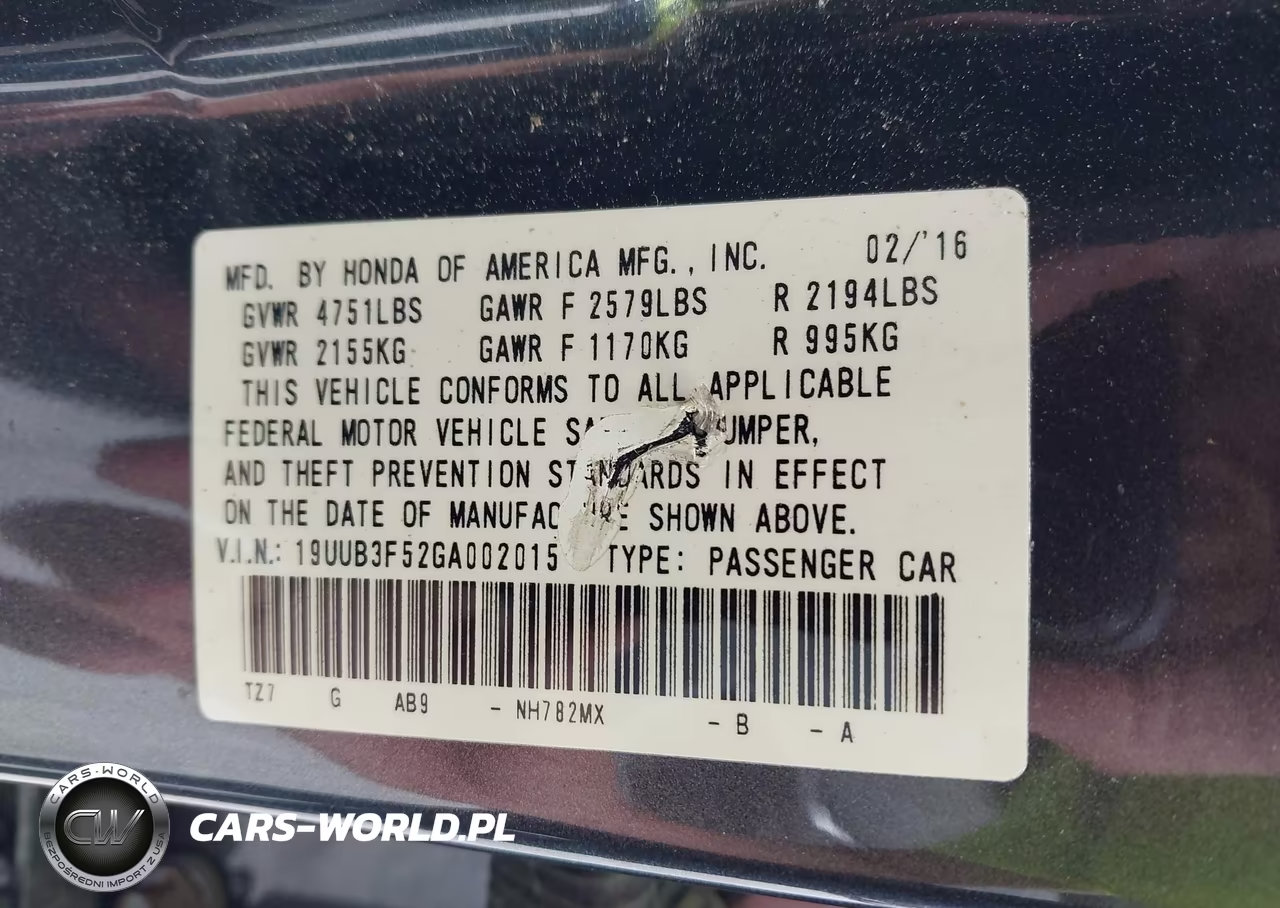 2016 Acura Tlx V6 Tech VIN:19UUB3F52GA002015 - 9