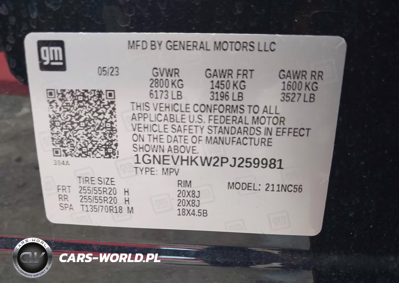 2023 Chevrolet Traverse Awd Lt Leather VIN:1GNEVHKW2PJ259981 - 9