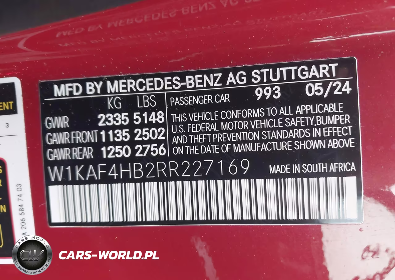 2024 Mercedes-Benz C 300 VIN:W1KAF4HB2RR227169 - 9