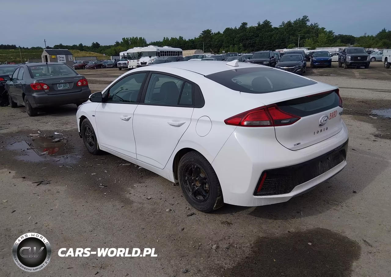 2017 Hyundai Ioniq Hybrid Blue VIN:KMHC65LC4HU032013 - 3