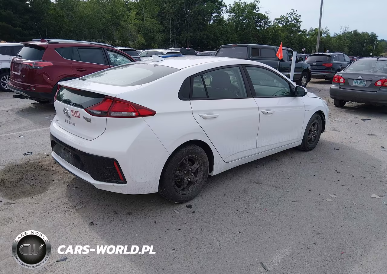 2017 Hyundai Ioniq Hybrid Blue VIN:KMHC65LC4HU032013 - 4