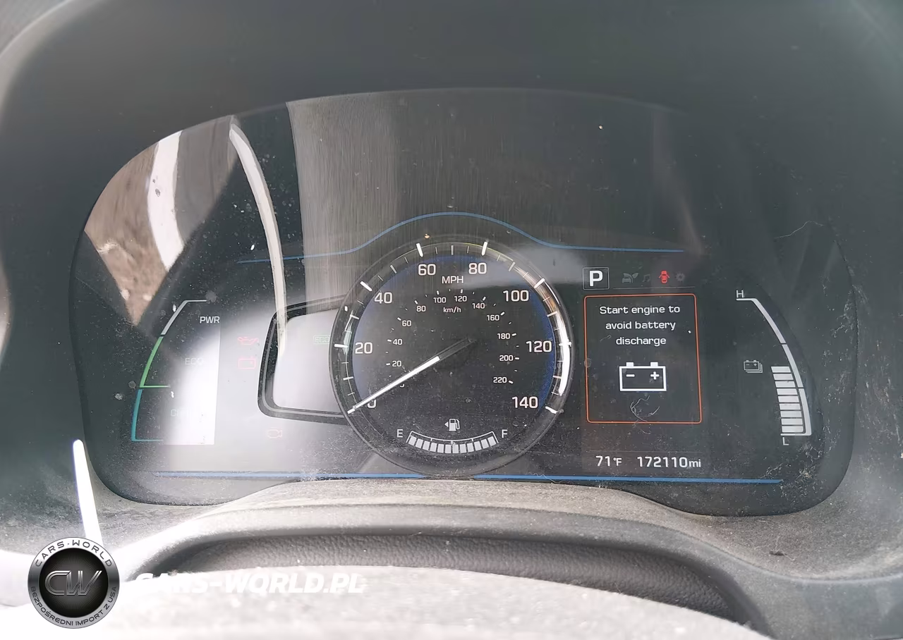 2017 Hyundai Ioniq Hybrid Blue VIN:KMHC65LC4HU032013 - 7