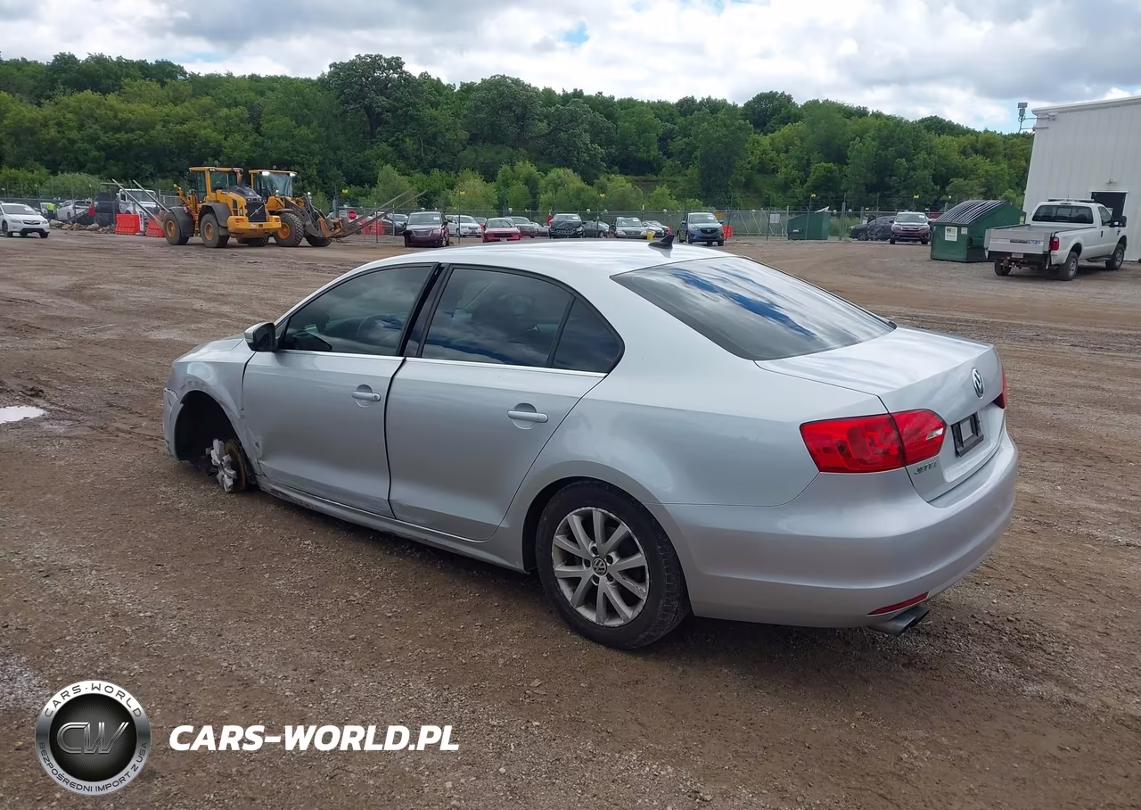 2014 Volkswagen Jetta 1.8T Se VIN:3VWD07AJ9EM300073 - 3