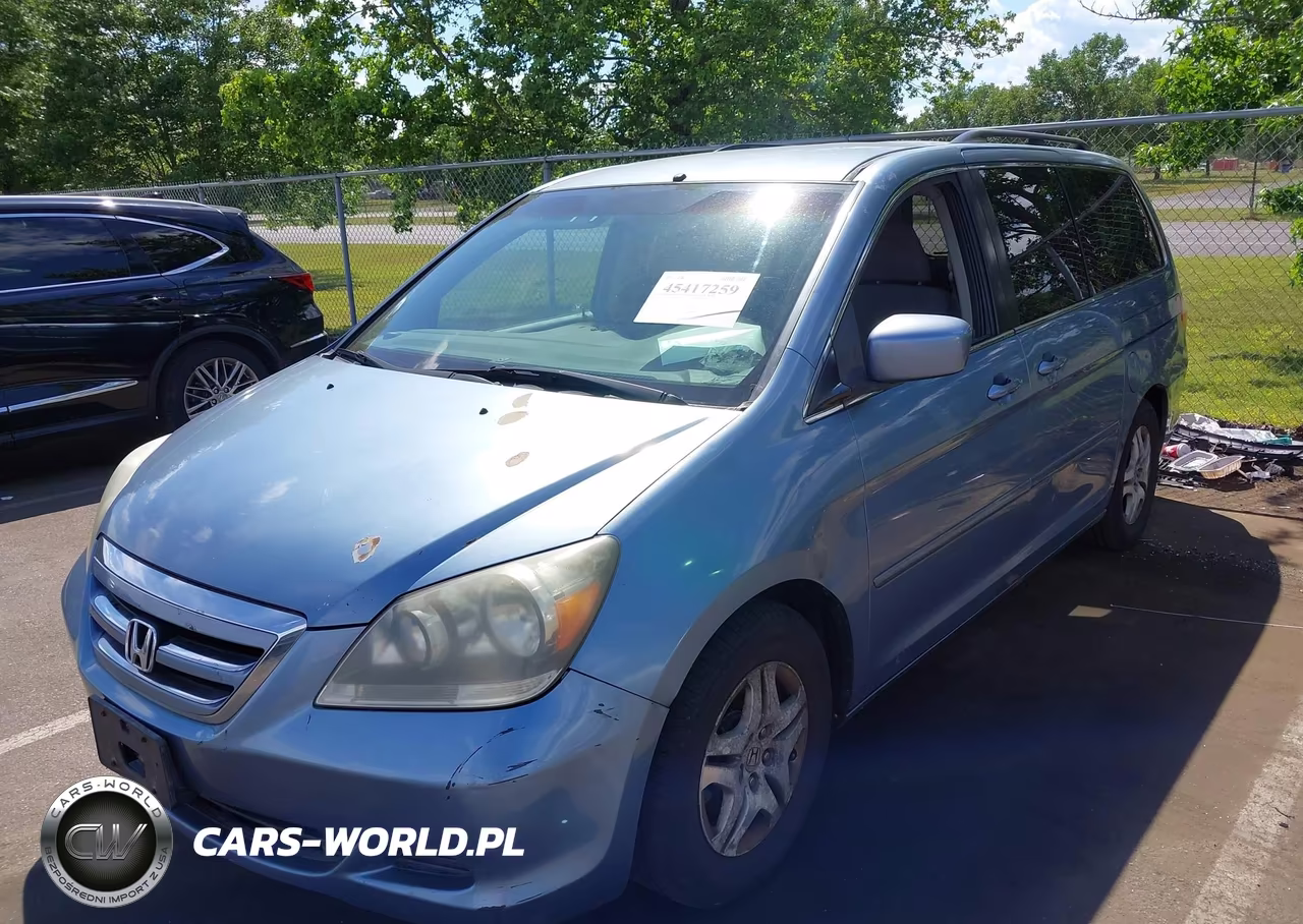 2007 Honda Odyssey Ex VIN:5FNRL384X7B075873 - 2
