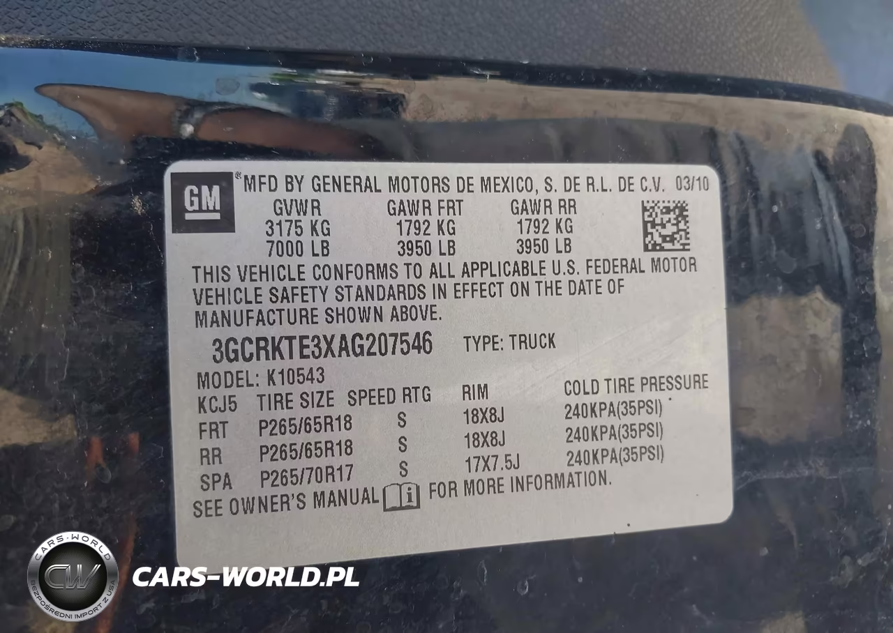 2010 Chevrolet Silverado 1500 Ltz VIN:3GCRKTE3XAG207546 - 9