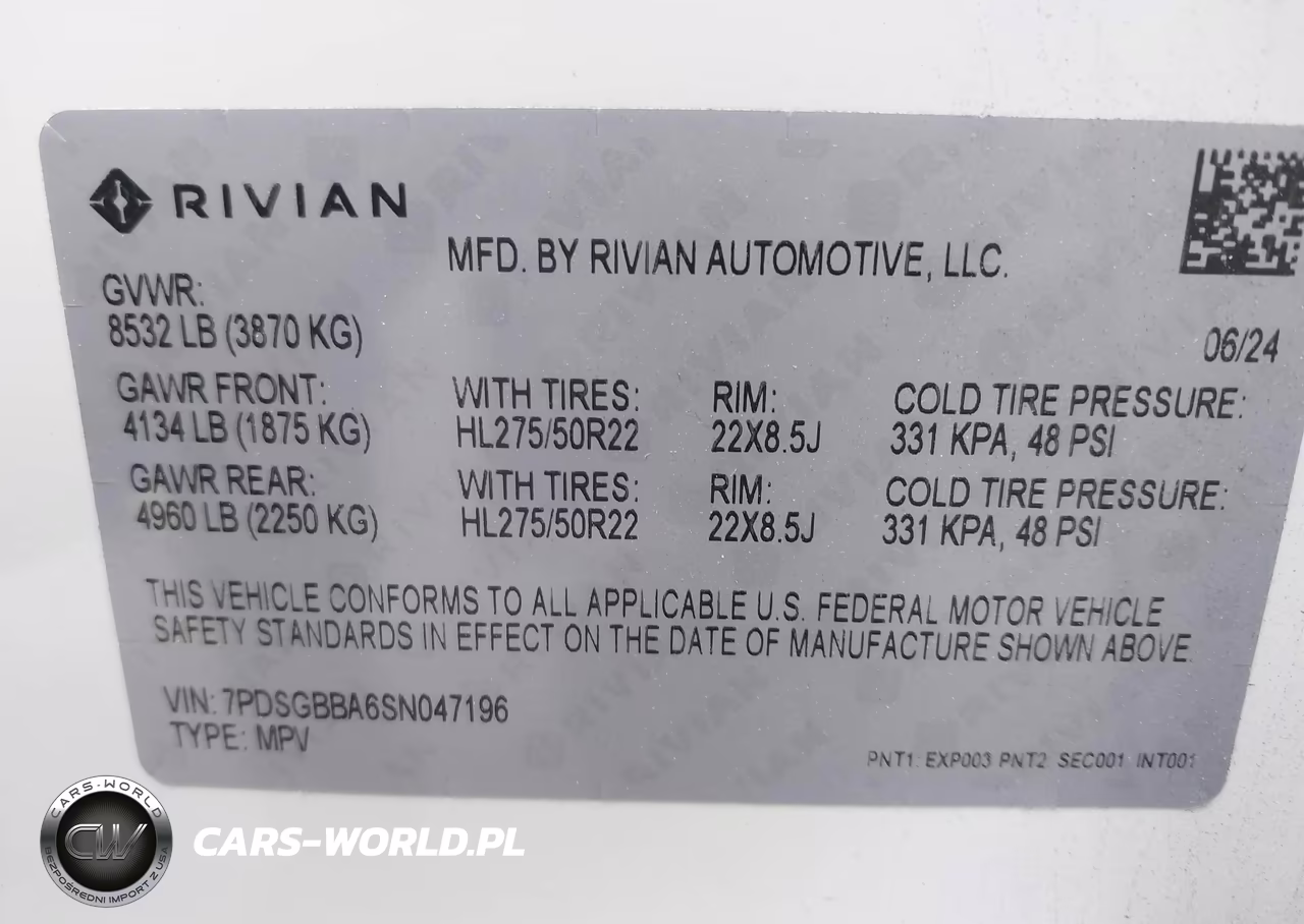 2025 Rivian R1S Adventure Dual Motor Large Pack-Adventure Dual Motor Max Pack VIN:7PDSGBBA6SN047196 - 9