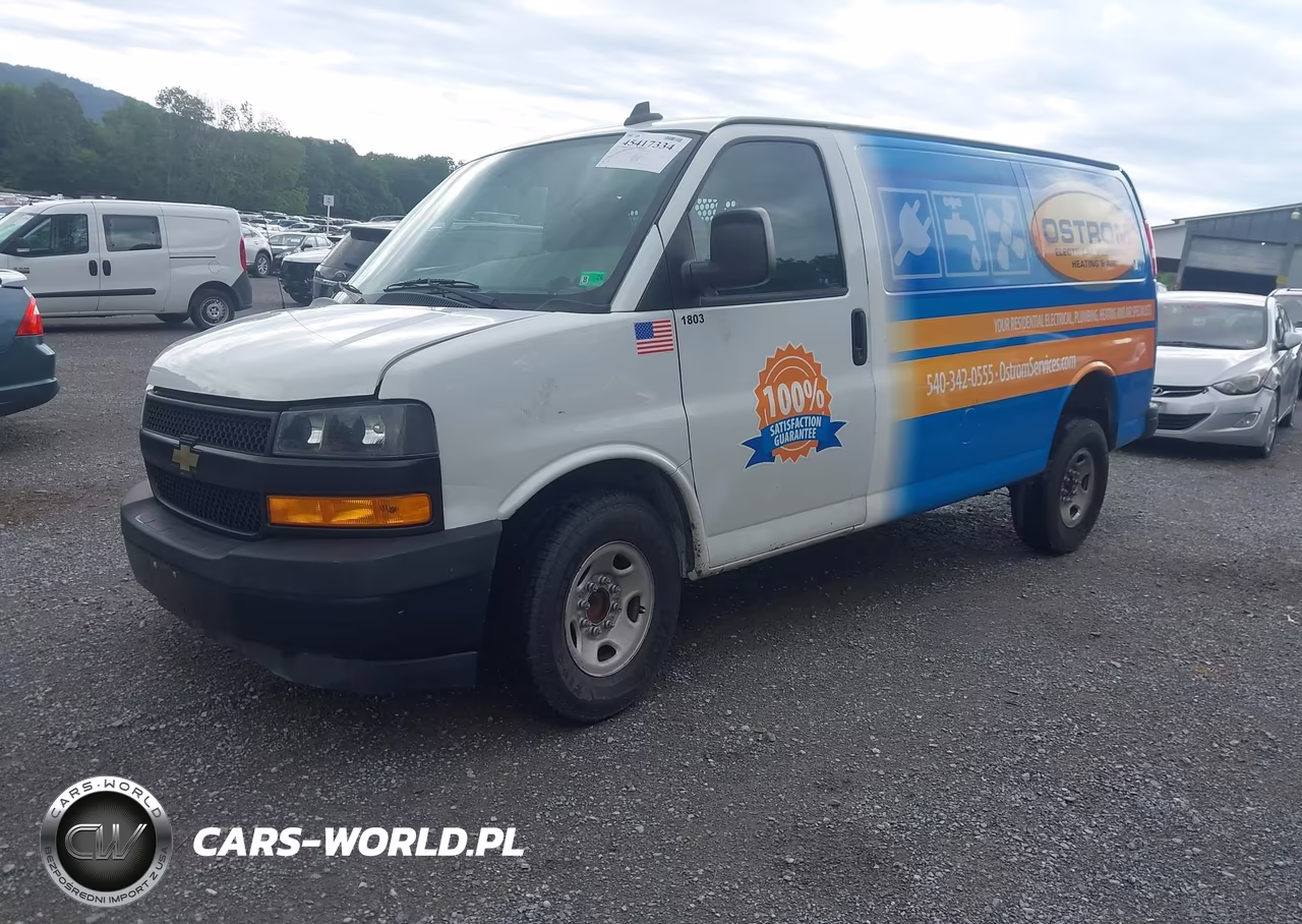 2018 Chevrolet Express 2500 Work Van VIN:1GCWGAFP6J1340328 - 2