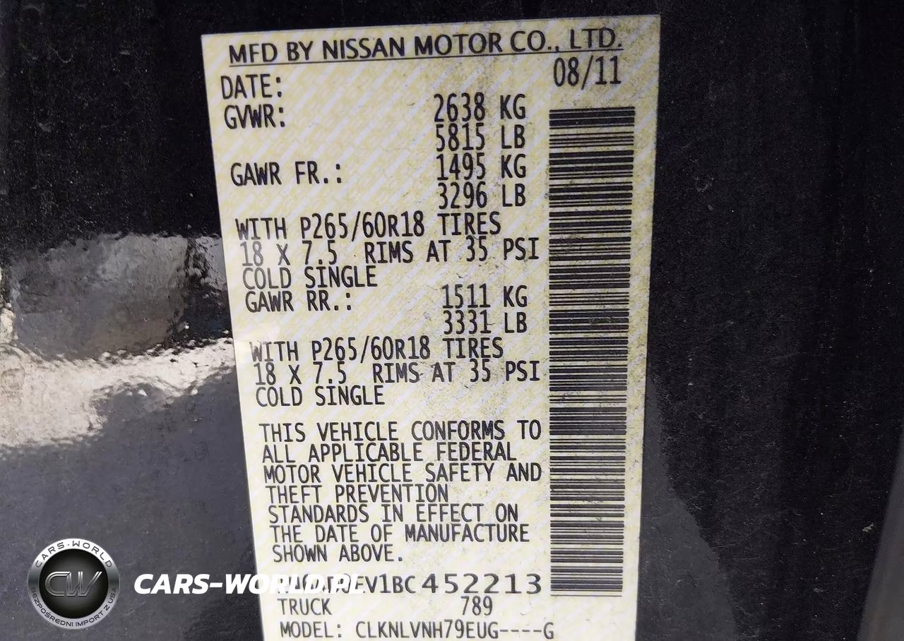 2011 Nissan Frontier Sl VIN:1N6AD0EV1BC452213 - 9
