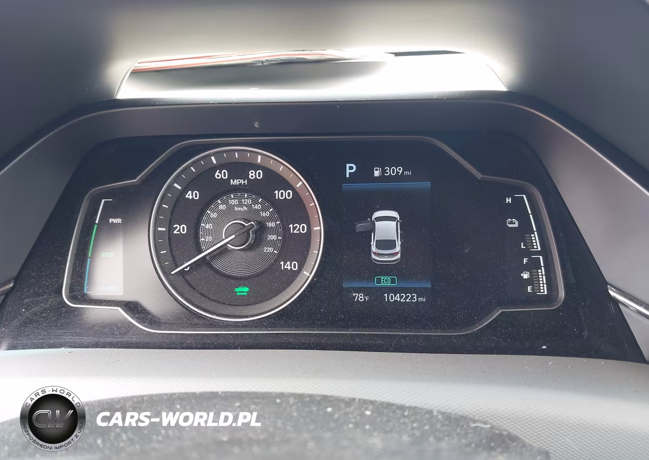 2020 Hyundai Ioniq Hybrid Blue VIN:KMHC65LCXLU232063 - 7