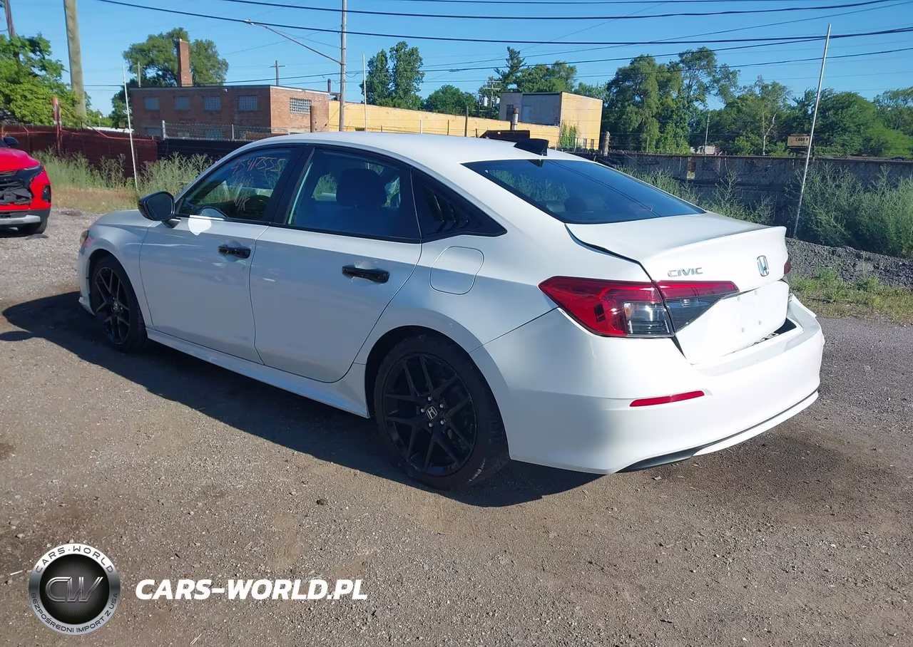 2022 Honda Civic Sport VIN:2HGFE2F56NH531766 - 3