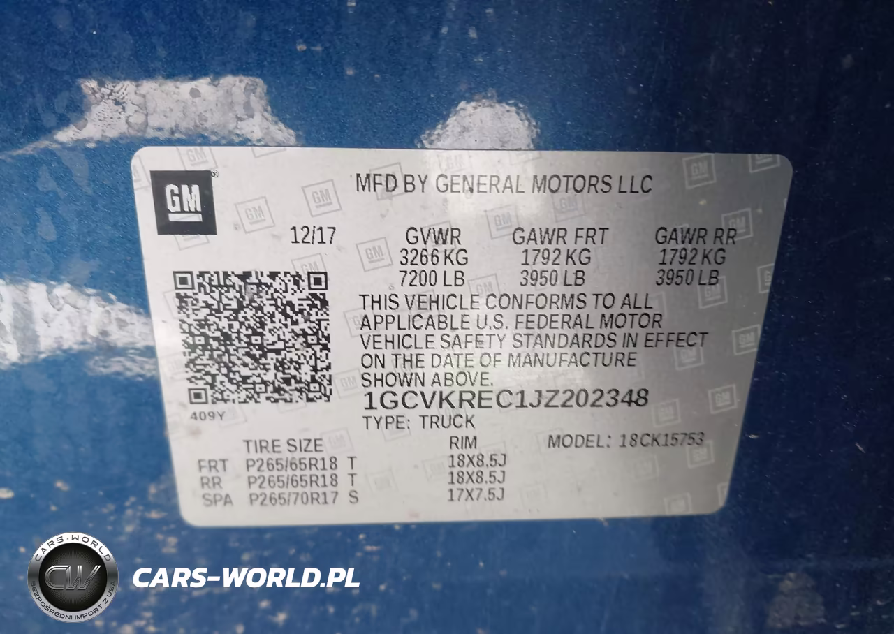 2018 Chevrolet Silverado 1500 Lt VIN:1GCVKREC1JZ202348 - 9