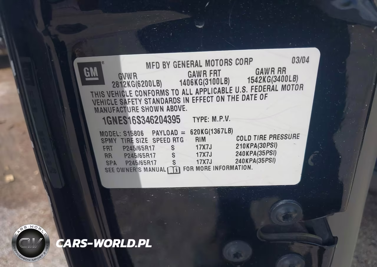 2004 Chevrolet Trailblazer Ext Ls VIN:1GNES16S346204395 - 9