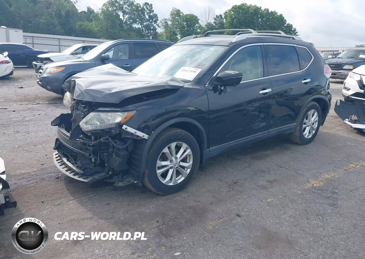 2016 Nissan Rogue Sv VIN:KNMAT2MT1GP641333 - 2
